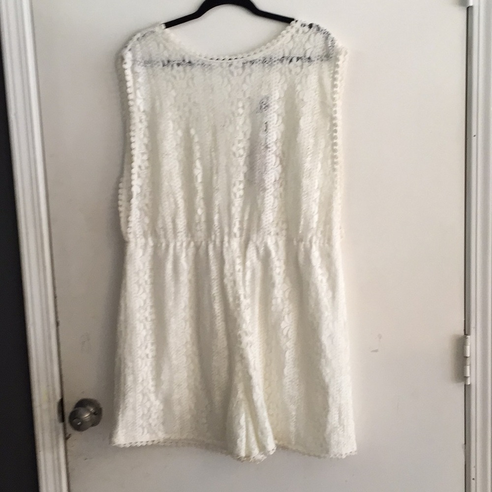 Alice & you plus size romper lace crochet size 20